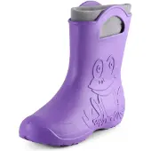 Ladeheid Damen federleichte Eva Gummistiefel Regenschuhe gefüttert LA-CA-12 (Lilla, 36/37 EU)