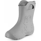 Ladeheid Damen federleichte Eva Gummistiefel Regenschuhe gefüttert LA-CA-12 (Grau, 40/41 EU)