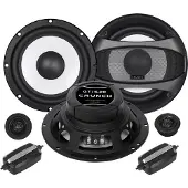 Crunch GTI6.2E, 200 W, 100 W, 4 Ohm, 54 - 22000 Hz, Neodym, Dome