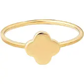 Cai Ring 925/- Sterling Silber ohne Stein Glänzend CAI Gelb
