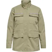 ONLY Carmakoma Jeansjacke in Silver Sage | Gr.: 44