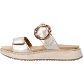 Remonte Klassische Pantoletten Damen 32313933313631 Gold 36 EU