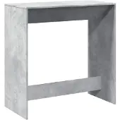 vidaXL Bartisch Betongrau 102x50x103,5 cm Holzwerkstoff