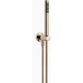 Dornbracht Schlauchbrausegarnitur mit integriertem Brausehalter, flowReduce, Durchfluss 6,8 l/min, 27802660-470010, Farbe: Champagne