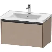 Duravit Ketho.2 Wastafelonderkast 78,4x45,5x44 cm Mat Linnen