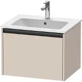 Duravit Waschtischunterschrank Ketho.2 61x48cm, Tau matt, 1 Auszug, wandhängend