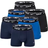 Nike Herren Boxer Shorts, 6er Pack - Trunks, Logobund, Cotton Stretch