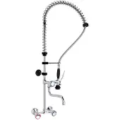Hendi Küchenarmatur mit Auslauf und Dusche zur Wandmontage, Höhe 101 cm - 810293