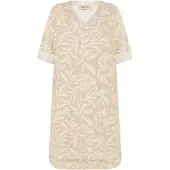 Cartoon Sommerkleid mit Muster in Nature/Cream | Gr.: 38