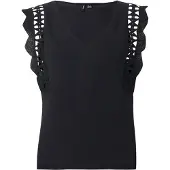 Vero Moda Blusentop in Schwarz - M