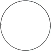 vidaXL Pflanzenring 5 pcs Anthrazit 40 x 40 x 20 cm