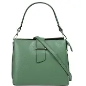 Cluty Henkeltasche echt Leder, Made in Italy