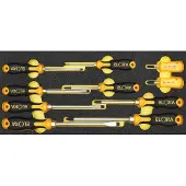 Elora QUATROLIT 2K-Schraubendreher-Satz, 10-teilig, -OMS-6