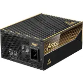 MSI MEG Ai1600T PCIE5, 1600 W, 100 - 240 V, Aktiv, 120 W, 1600 W, 120 W