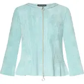 Betty Barclay Blazer-Jacke mit Reißverschluss in Aquifer | Gr.: 44