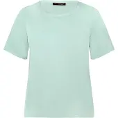 Betty Barclay Schlupfbluse mit Rundhalsausschnitt in Aquifer | Gr.: 46