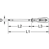 Ks Tools 159.1120, 200 mm, 150 g