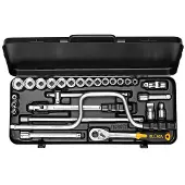 Elora Steckschlüssel-Satz 3/8", Sechskant, 27-teilig 6-22 mm, -871-MU