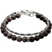 KUZZOI Armband 925 Sterling Silber in Silber | Gr.: 19 cm
