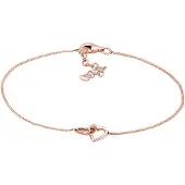 Elli Armband Herz Heart Verschlungen 925 Sterling Silber Elli Rosegold