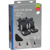 Lampa Palinuro Sitzschonbezug Vorne und Hinten Polyester Schwarz Rot Sitzbezug