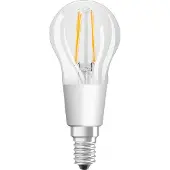 Ledvance SMART+ WiFi Filament Mini Bulb Dimmable, Intelligentes Leuchtmittel, WLAN, Transparent, Integrierte LED, E14, Warmweiß