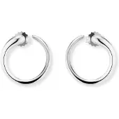 Cai Creolen 925/- Sterling Silber ohne Stein 1,9cm Glänzend CAI Weiß