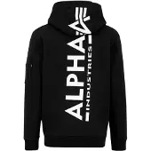 Alpha industries Kapuzensweatshirt "BACK PRINT HOODY", Baumwollmischung, regular fit