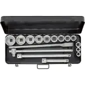 Elora Steckschlüssel-Satz 3/4", zwölfkant, 16-teilig 22-60 mm, -770-S12 MU