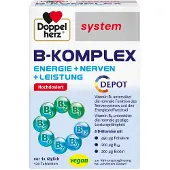 Queisser Pharma GmbH & Co. KG Doppelherz system B-Komplex Tabletten Energie + Nerven + Leistung, 120 St. Tabletten