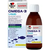 Queisser Pharma GmbH & Co. KG Doppelherz system Omega-3 Liquid Seefischöl flüssig mit Zitronen-Geschmack, 150 ml Lösung