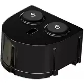 Thrustmaster eSwap Fighting module, PC, Xbox 360, Analoge Schlägergriffe, Schwarz, 1 Stück(e), 133 mm, 50 mm