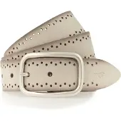 Mustang Ledergürtel "Emerson" Robustes, genarbtes Rindsleder mit Lochstanzung, 3,5 cm