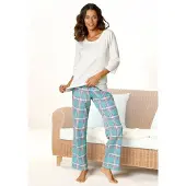 Arizona Pyjama Set, 2 tlg. mit karierter Hose
