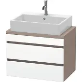 Duravit Waschtischunterschrank Com DuraStyle 70x47,8cm, w m/bas ma, f Kons, 2 Schub.
