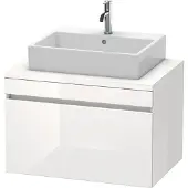 Duravit Konsolenunterschrank DURASTYLE 512 x 800 x 548 mm weiss matt/basalt matt
