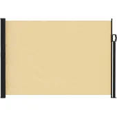 vidaXL Ausziehbares Seitenmarkise Sand 500 x 140 cm Polyester