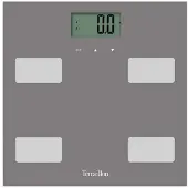 Terraillon Control Fit, Elektronische Personenwaage, 160 kg, 100 g, Grau, kg, Quadratisch