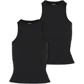 Urban Classics Muskelshirt "Ladies Racer Back Rib Top 2-Pack" 1