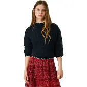 Pepe Jeans für Damen. PL7000016 Charil marineblauer Pullover (XS), Lässig, Acryl