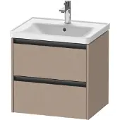Duravit Waschtischunterschrank Ketho.2 58,4x45,5cm, lei, 2 Schub., wandhängend