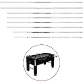 vidaXL Stangen Für Fußballtisch 15,9 Mm 8 15,9 Mm