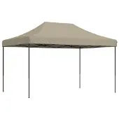 vidaXL Partyzelt Faltbar Pop-Up Taupe 440x292x315 cm
