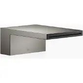 Dornbracht MEM Wannen-Schwallauslauf ohne Umstellung für Standmontage, Ausladung 235mm, 13630740-19, Farbe: Dark Chrome