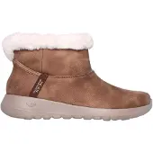 SKECHERS für Damen. 144800 Slip-ins On the Go Joy Cozy Dream braune Lederstiefeletten (38), Wohnung, Keine, Lässig