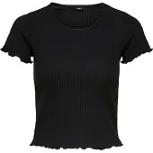 ONLY T-Shirt Emma 15201206 Schwarz Regular Fit 95