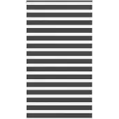 vidaXL Doppelrollo Schwarz 120x230 cm Stoffbreite 115,9 cm Polyester