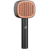 Paw In Hand Brush Needle Comb (black)