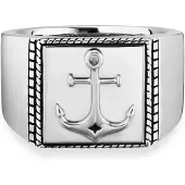 Cai Ring 925/- Sterling Silber Glänzend CAI Silbergrau