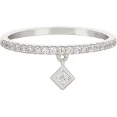 Cai Ring 925/- Sterling Silber Zirkonia weiß Glänzend CAI Weiß